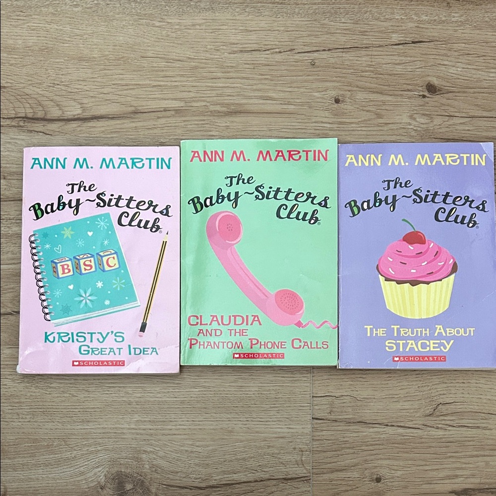 Scholastic Baby-Sitters Club Original Collection Pastel Book Trio 1-3